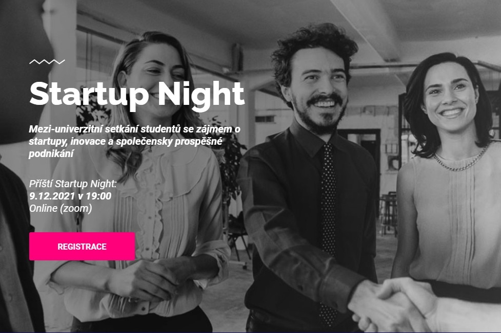 Dnes začíná vůbec první sraz univerzitních projektů Startup Night