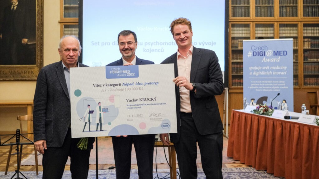 Firma Roche v soutěži Czech DIGI@MED Award počtvrté oceňovala inovace ve zdravotnictví