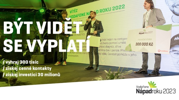 Startuje Vodafone Nápad roku. Nadějným firmám už 16 let přináší zákazníky i milionové investice