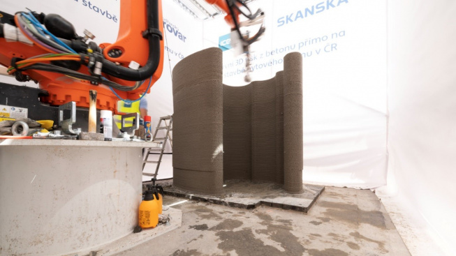 Skanska 3D tisk beton
